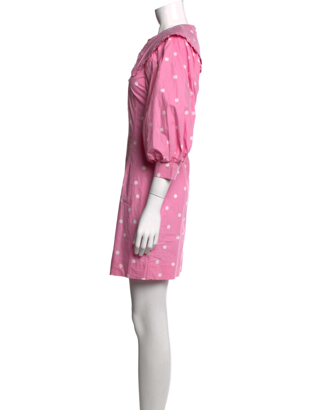Ganni Polka Dot Print Mini Dress - image 2