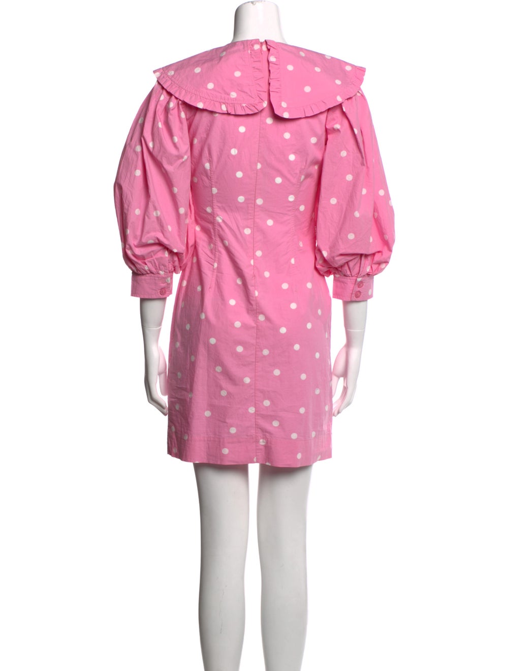 Ganni Polka Dot Print Mini Dress - image 3