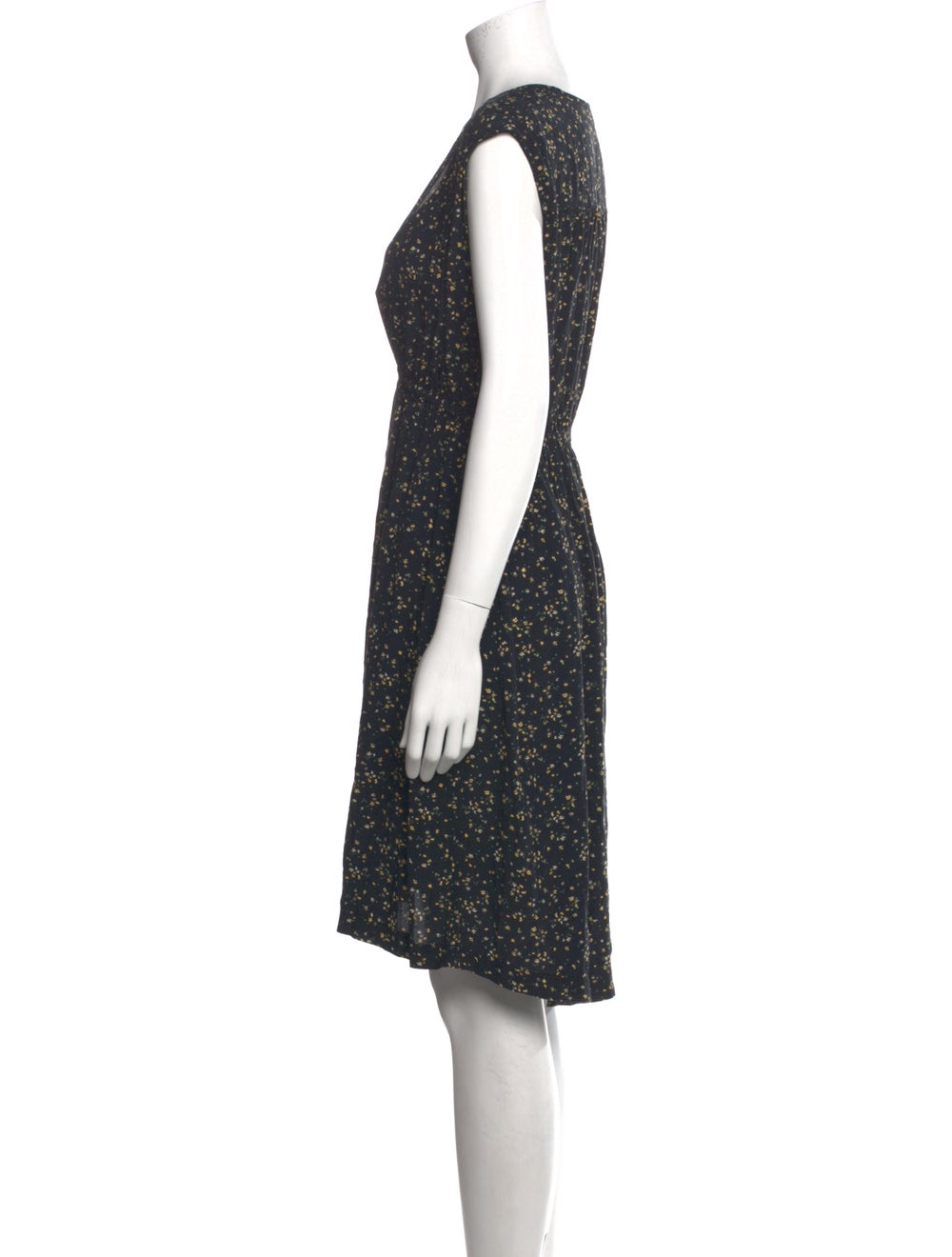 Ganni Floral Print Knee-Length Dress - image 2