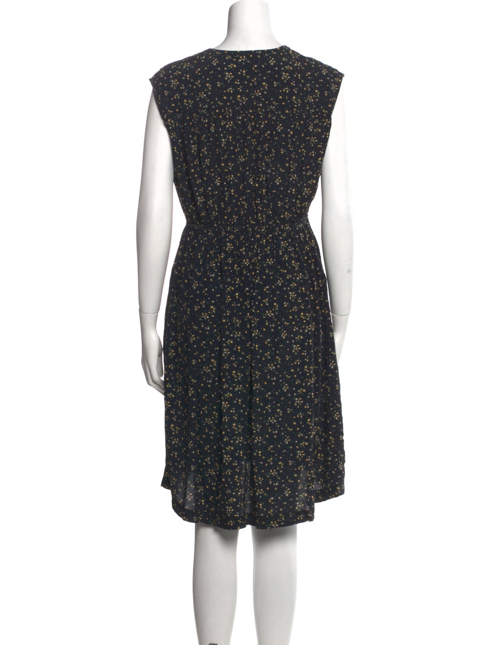 Ganni Floral Print Knee-Length Dress - image 3