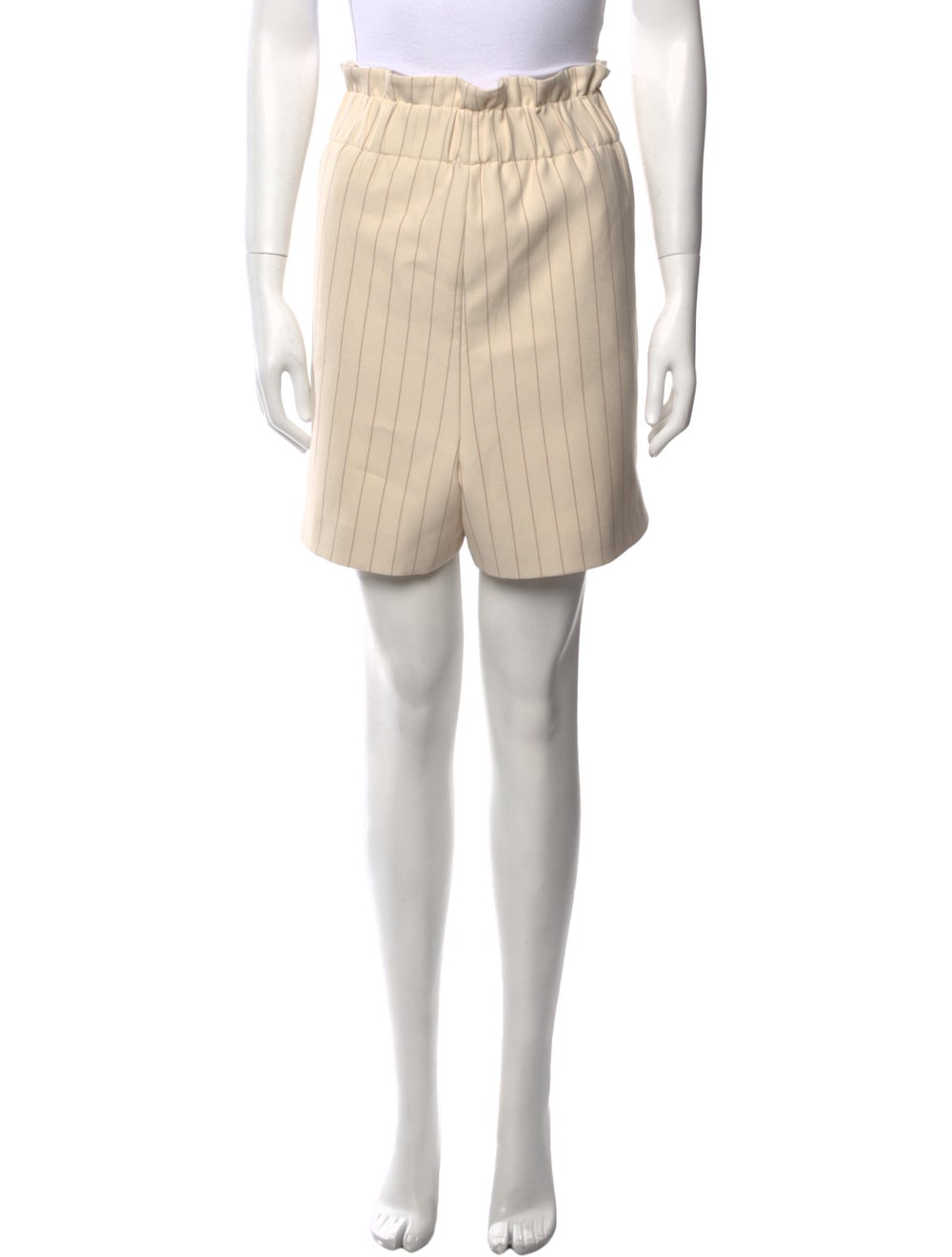 Ganni Striped Knee-Length Shorts - image 1