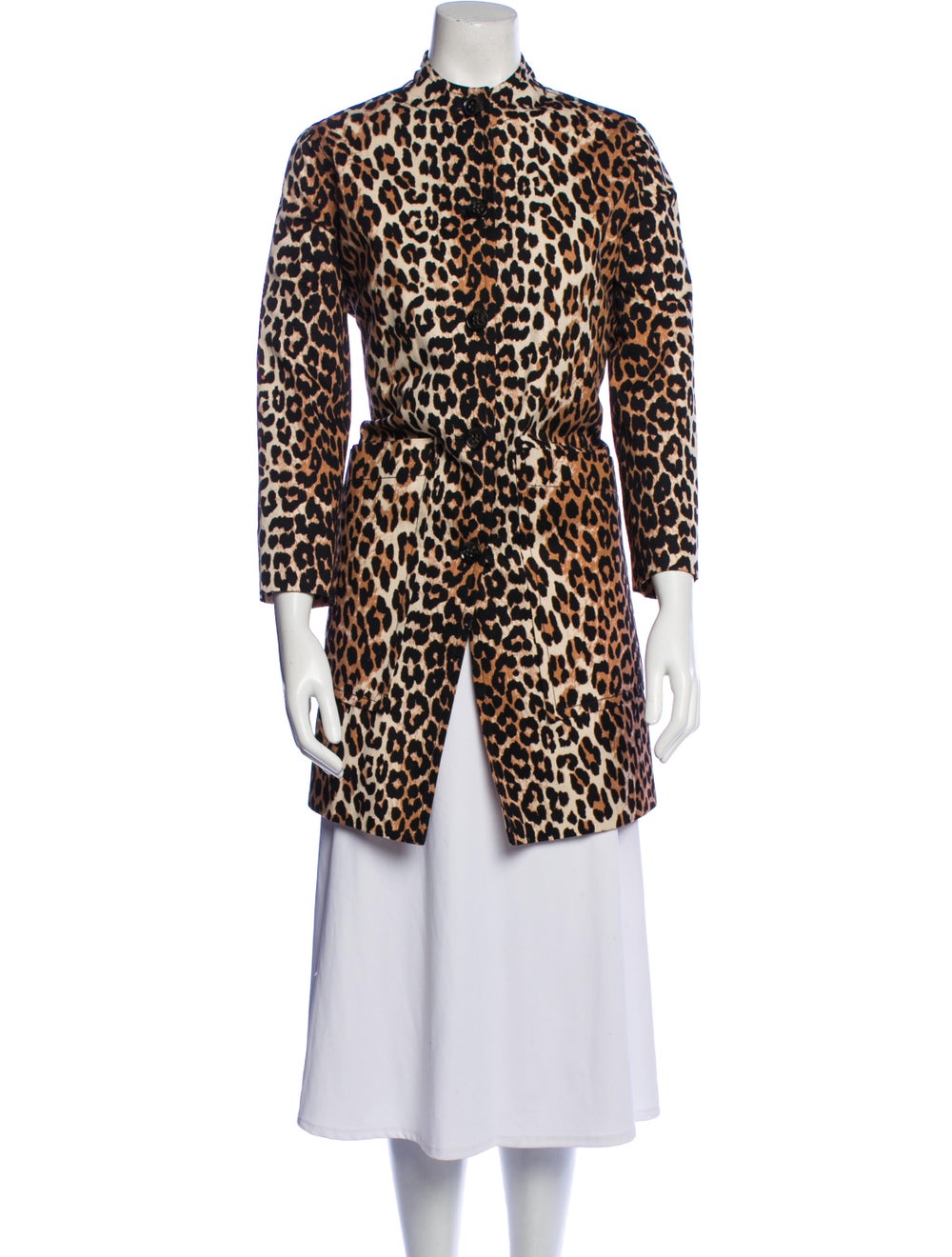 Ganni Animal Print Coat - image 1
