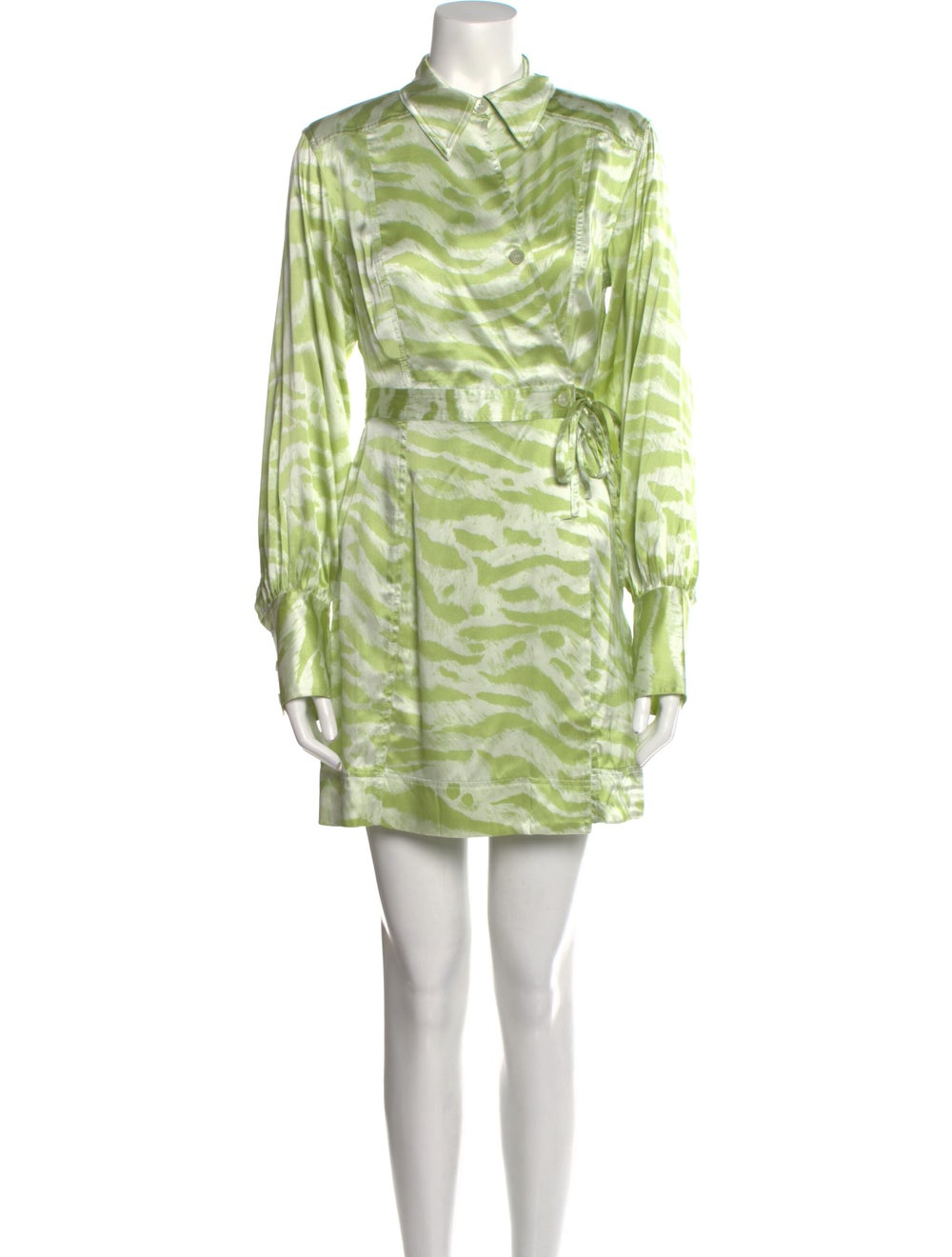 Ganni Silk Mini Dress - image 1