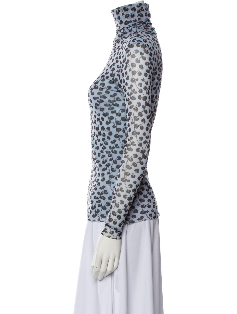 Ganni Printed Turtleneck Top - image 2
