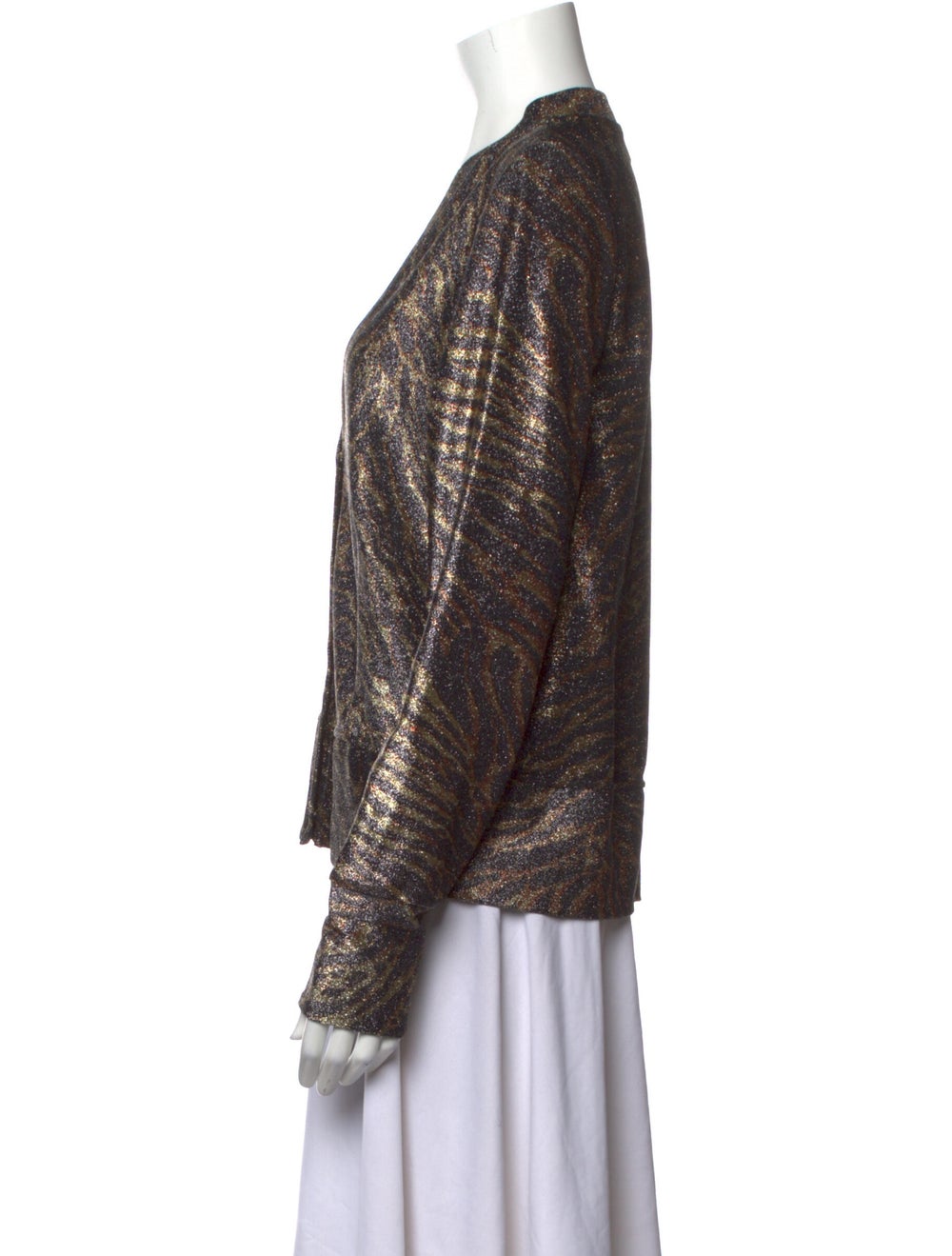 Ganni Printed V-Neck Sweater - image 2