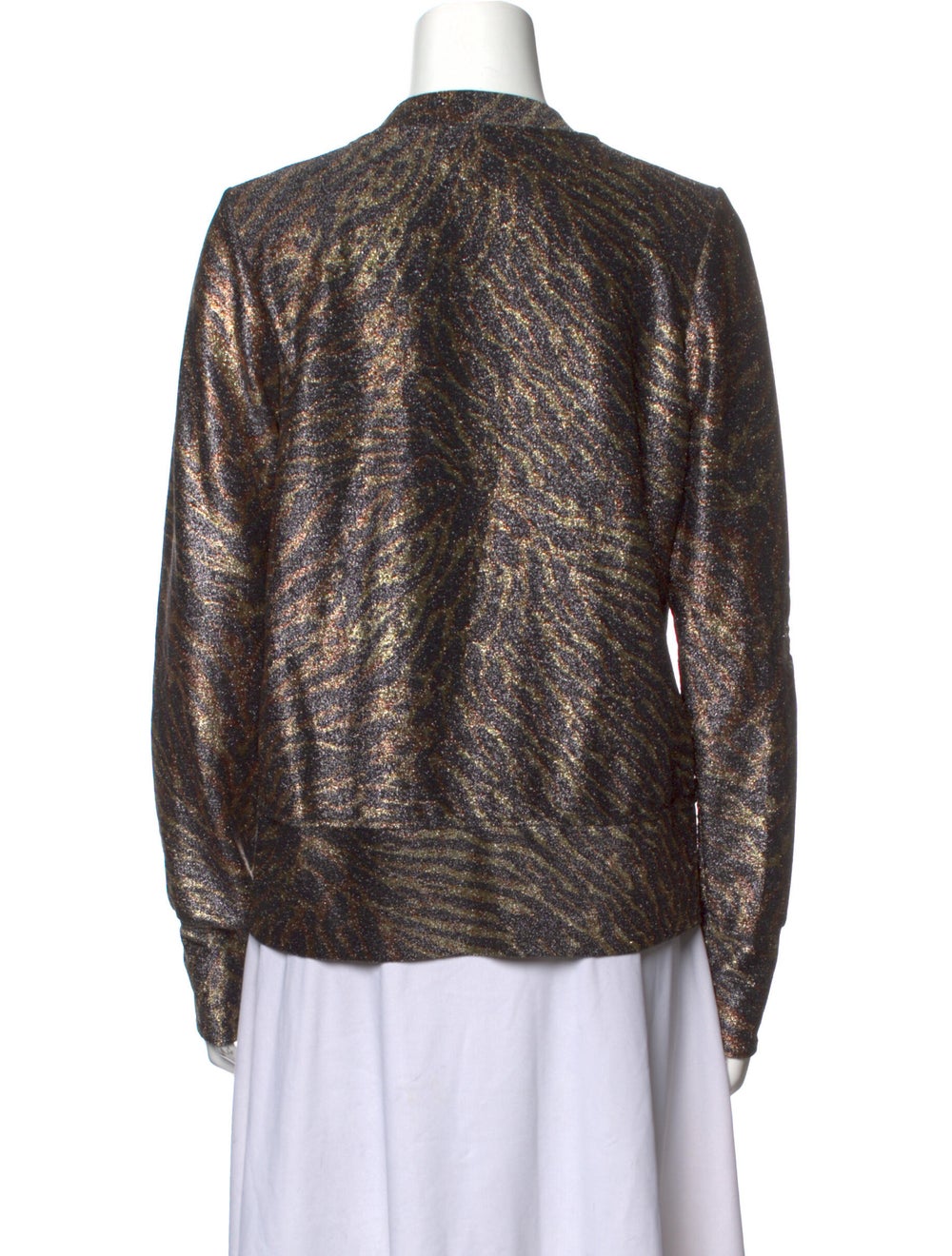Ganni Printed V-Neck Sweater - image 3