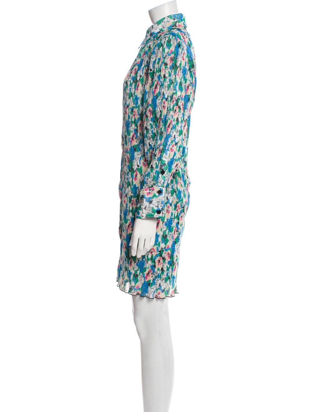 Ganni Floral Print Knee-Length Dress - image 2