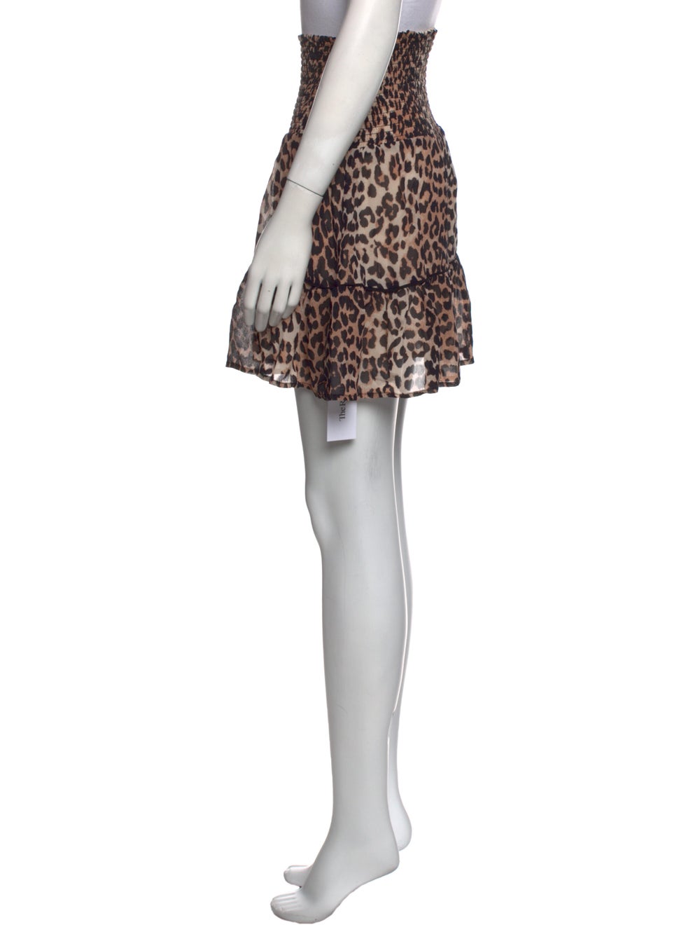 Ganni Animal Print Mini Skirt - image 2