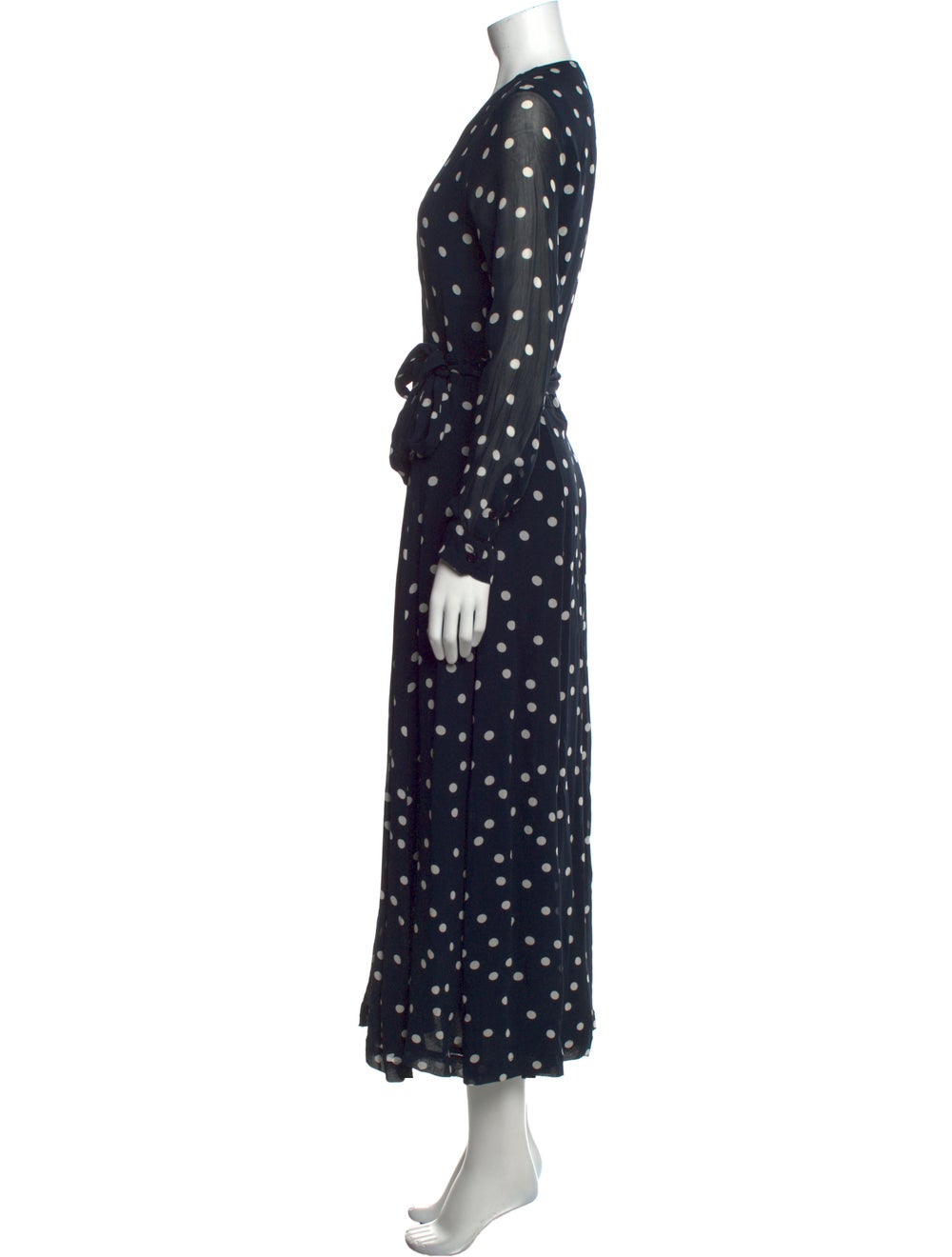 Ganni Polka Dot Print Long Dress - image 2