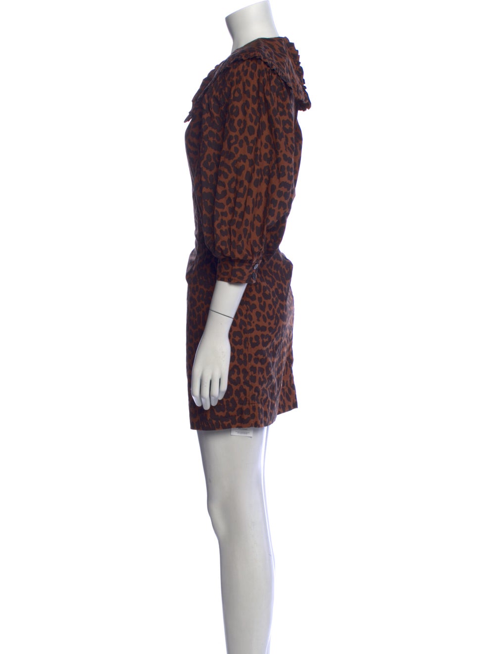 Ganni Animal Print Mini Dress - image 2