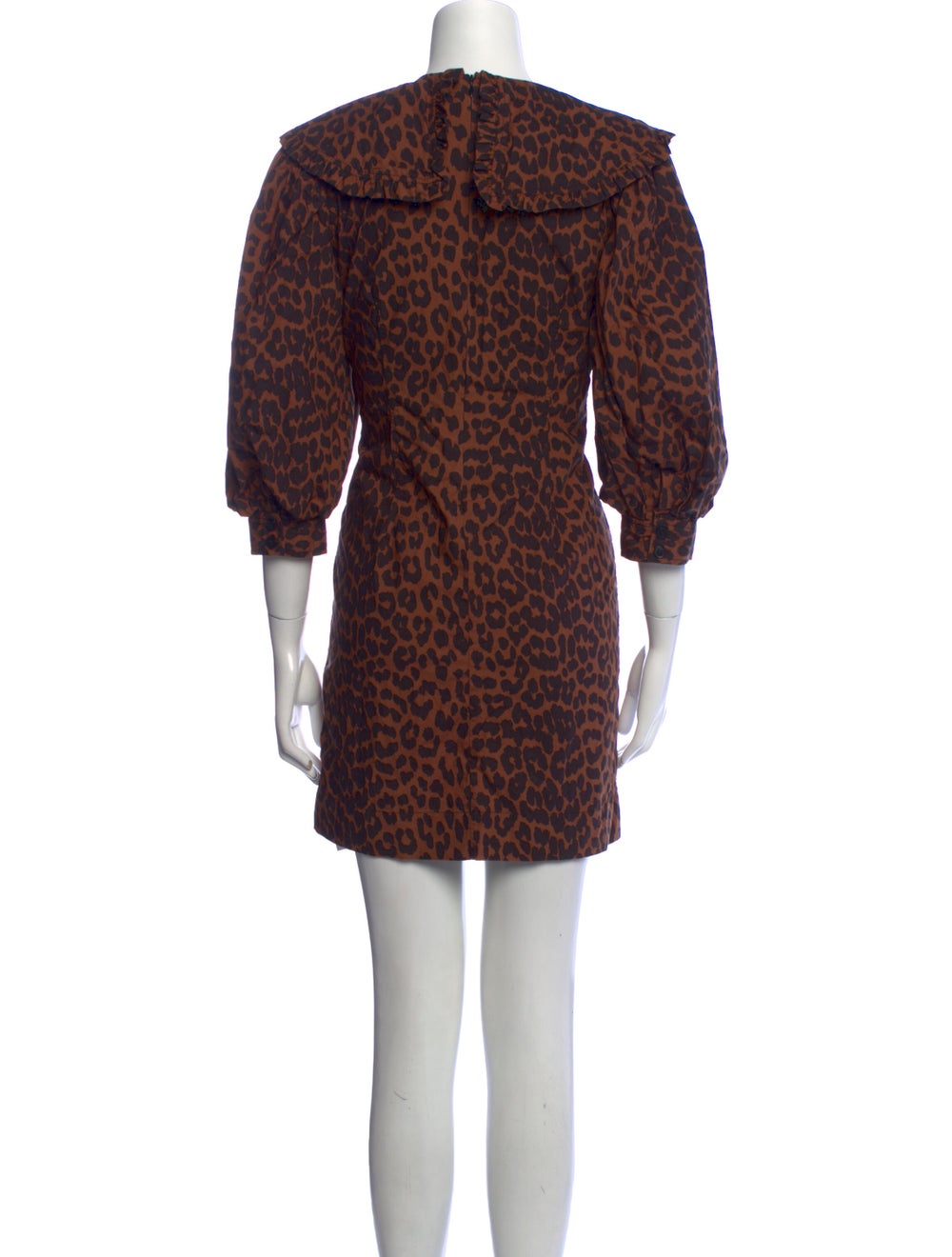 Ganni Animal Print Mini Dress - image 3