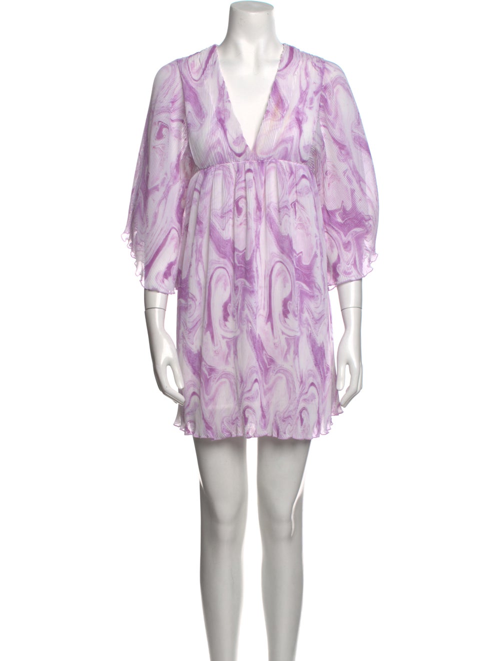 Ganni Printed Mini Dress - image 1
