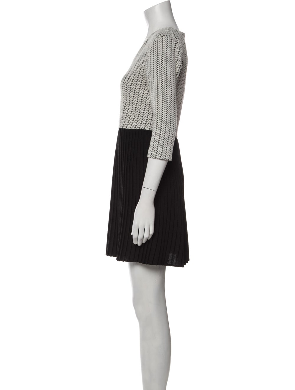 Ganni Colorblock Pattern Mini Dress - image 2