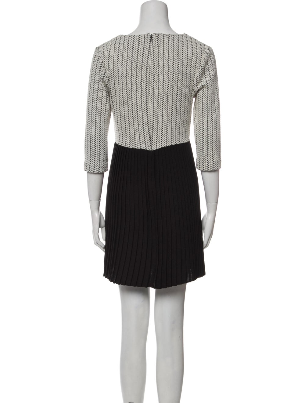 Ganni Colorblock Pattern Mini Dress - image 3