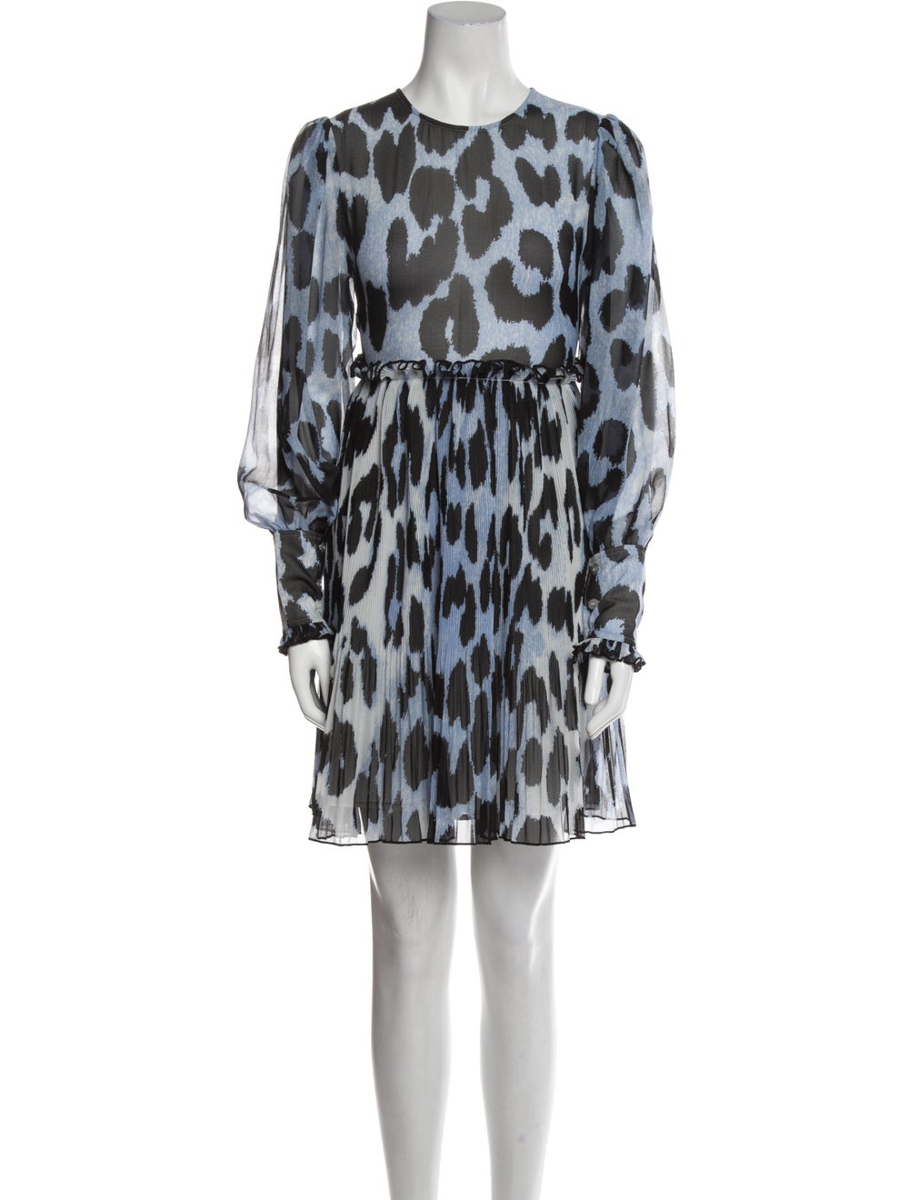 Ganni Animal Print Mini Dress - image 1