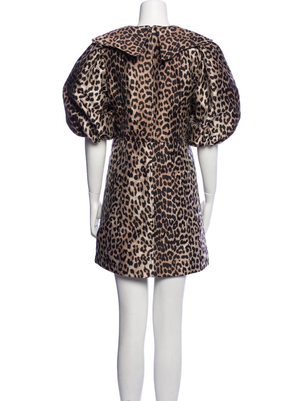 Ganni Animal Print Mini Dress - image 3