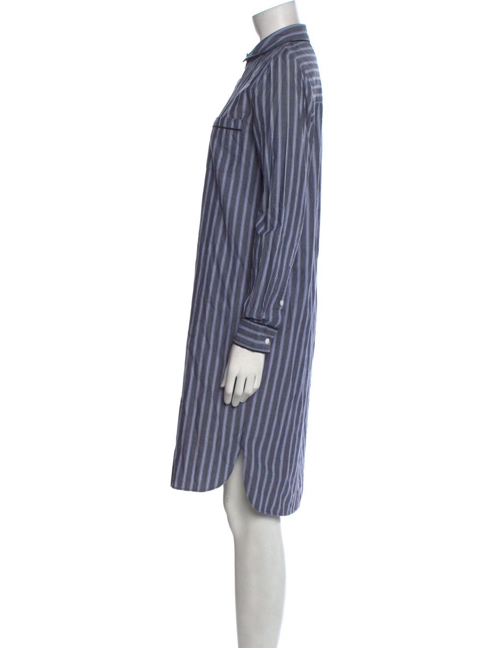 Ganni Striped Knee-Length Dress - image 2