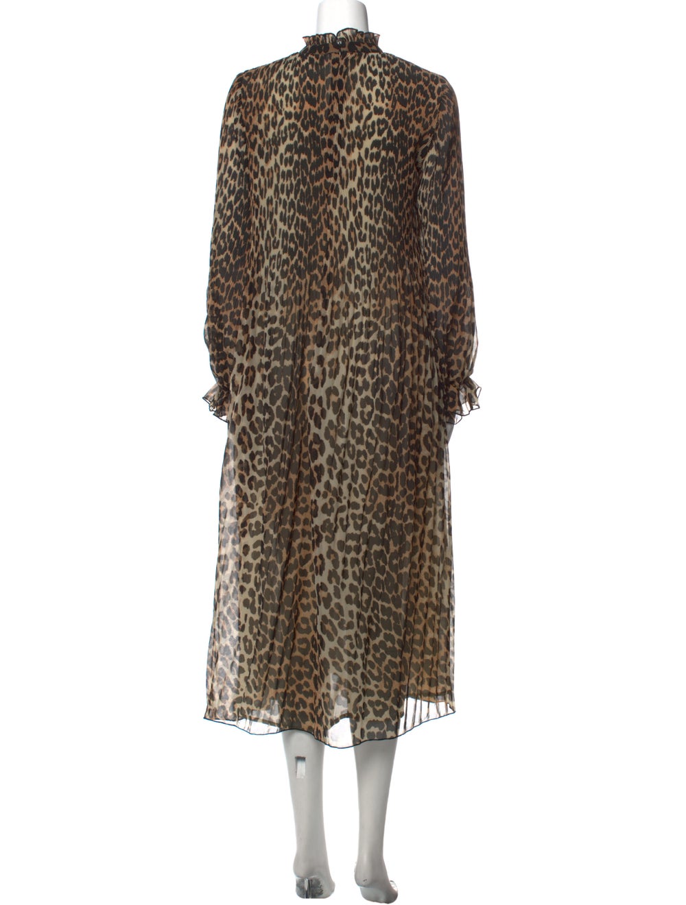 Ganni Animal Print Long Dress - image 3