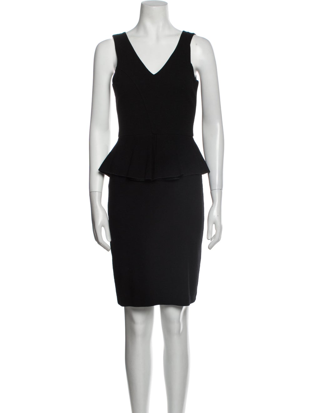 Ganni V-Neck Mini Dress - image 1