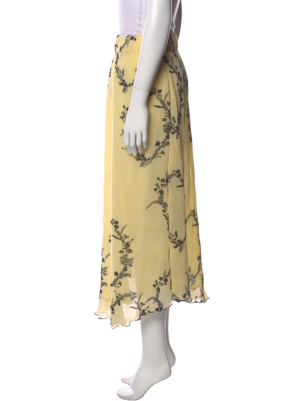 Ganni Floral Print Midi Length Skirt - image 2