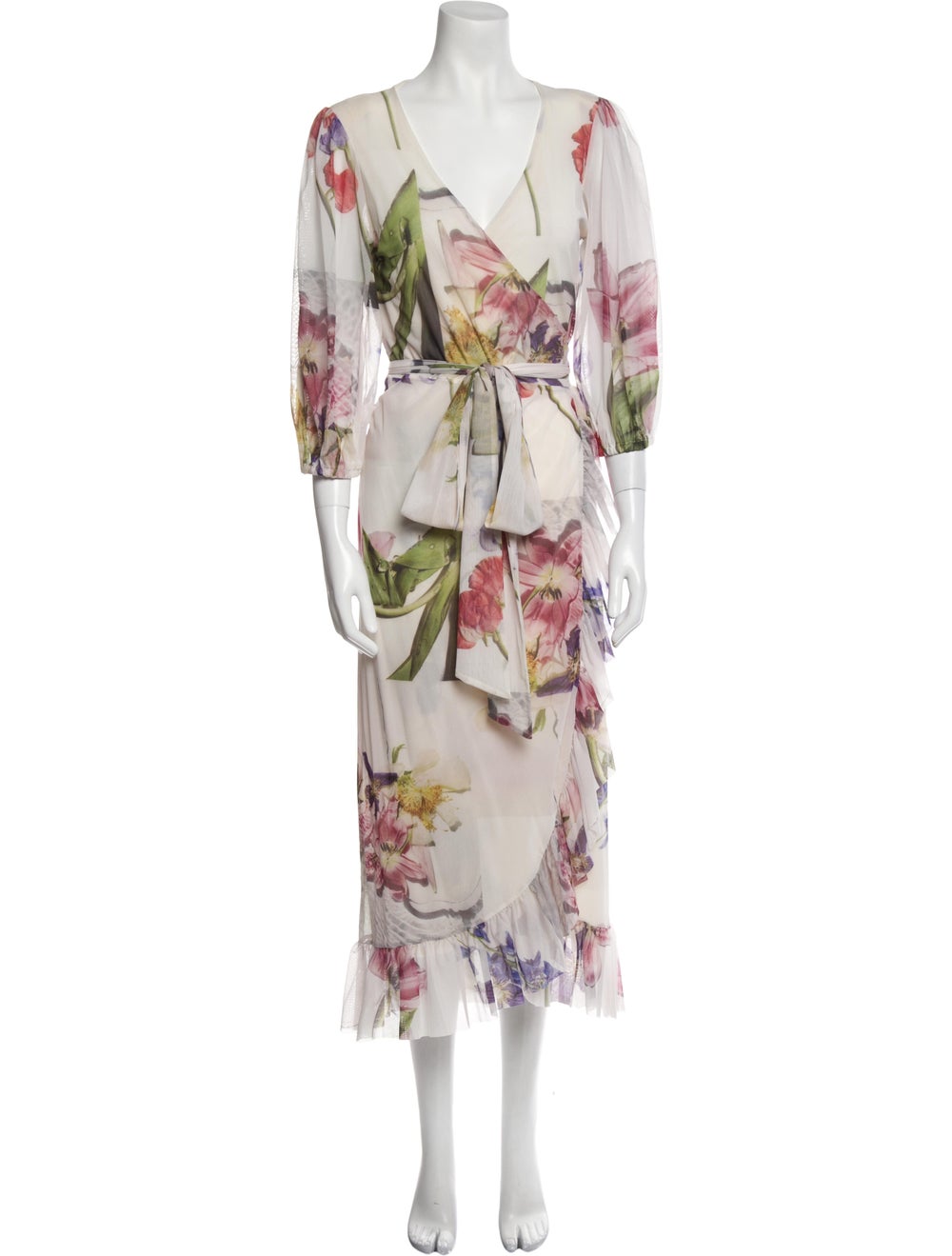 Ganni Silk Long Dress w/ Tags - image 1