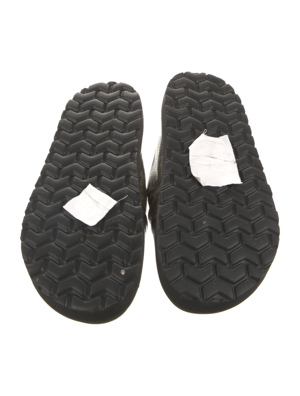 Ganni Leather Printed Slides w/ Tags - image 5