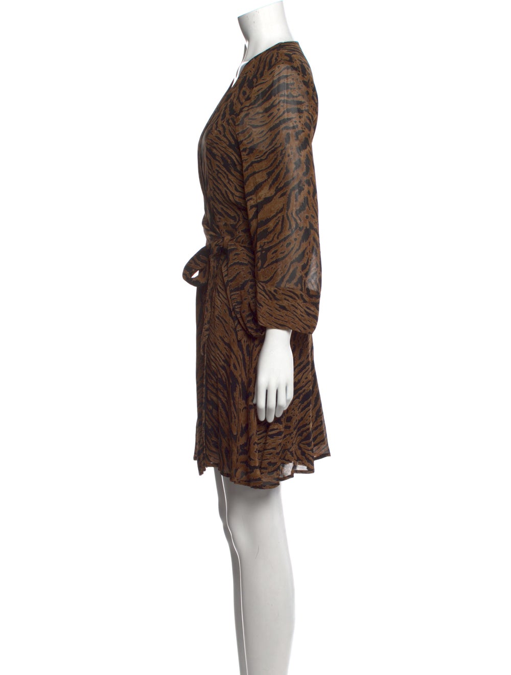 Ganni Animal Print Mini Dress - image 2