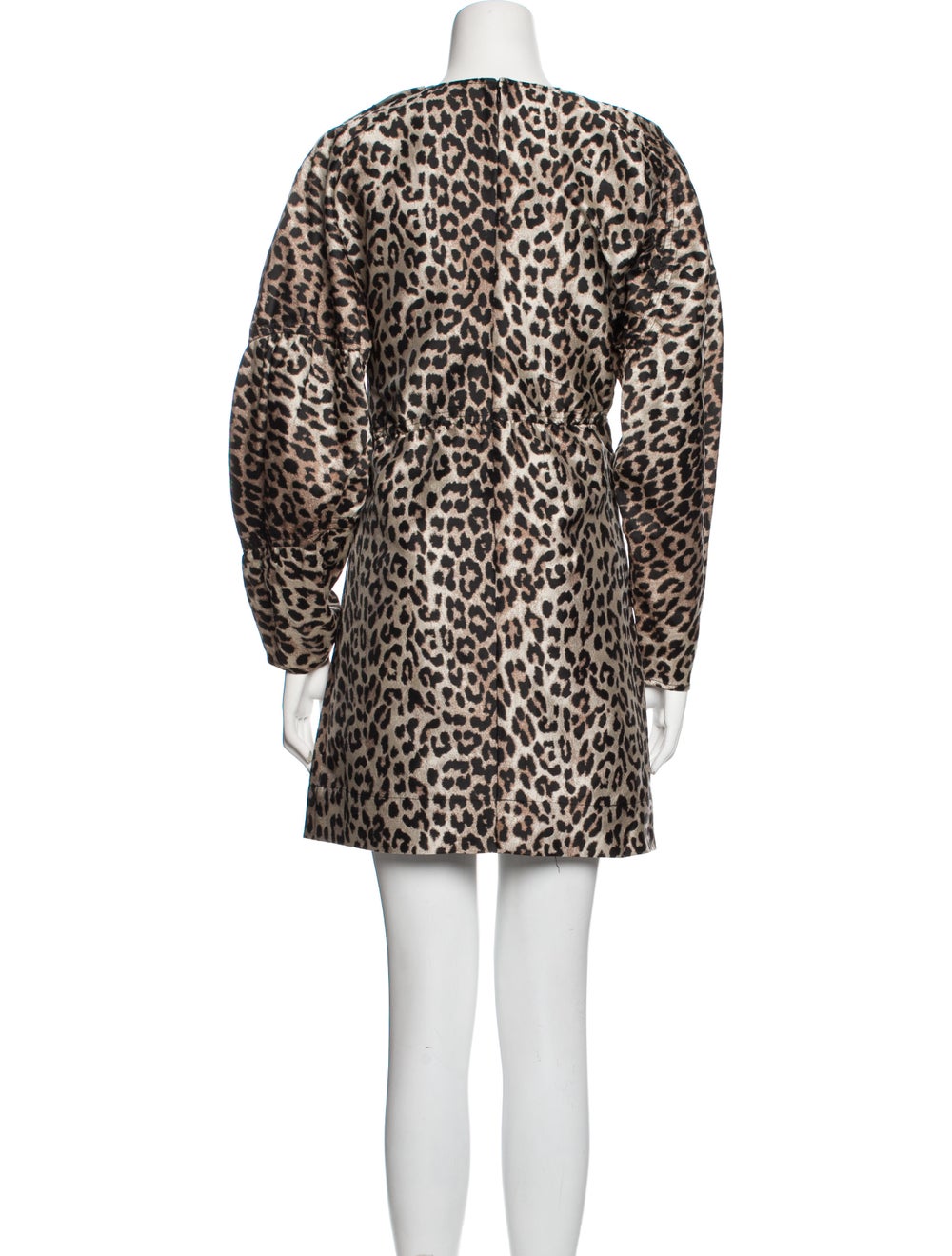 Ganni Animal Print Mini Dress - image 3