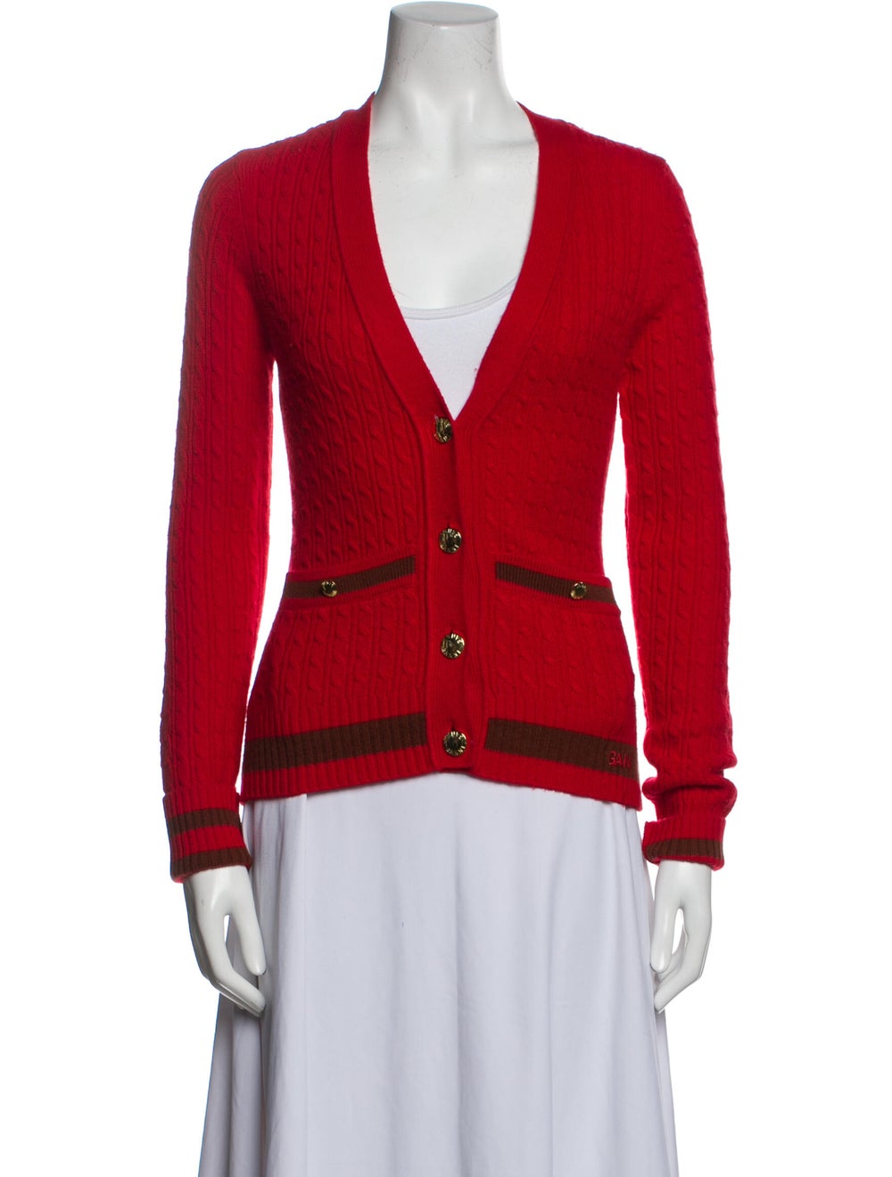 Ganni V-Neck Sweater - image 1