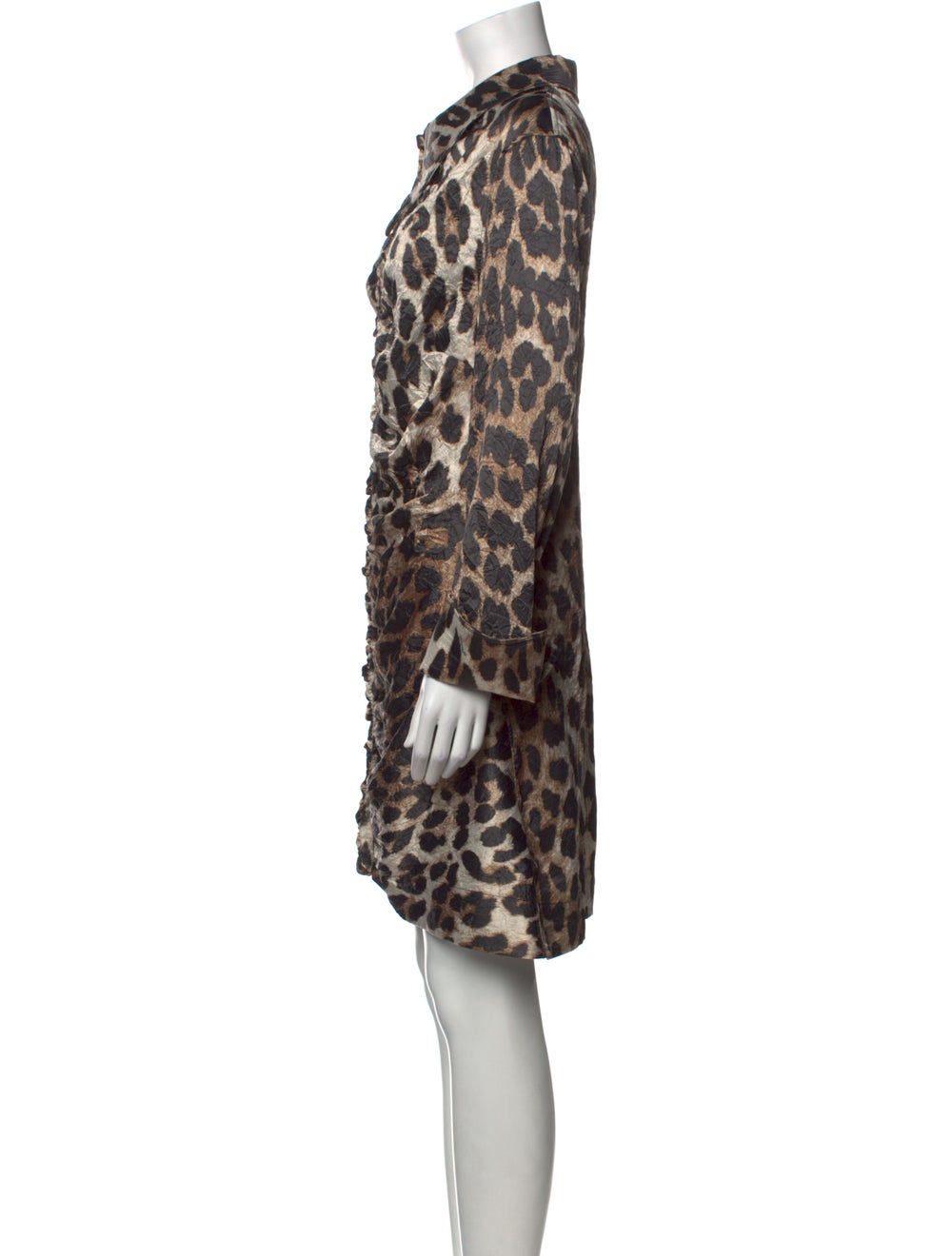Ganni Animal Print Mini Dress - image 2