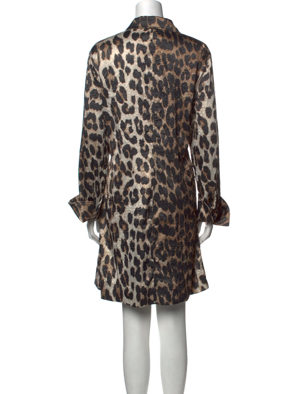 Ganni Animal Print Mini Dress - image 3