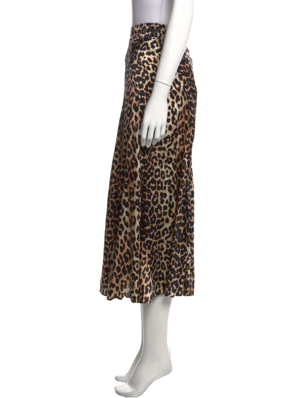 Ganni Silk Midi Length Skirt - image 2