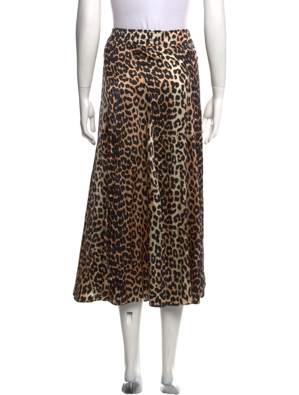 Ganni Silk Midi Length Skirt - image 3