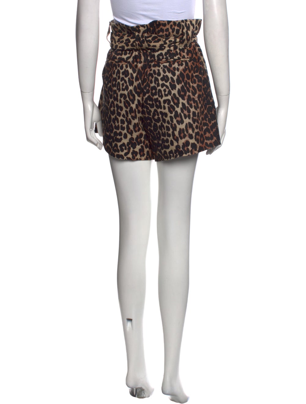 Ganni Animal Print Mini Shorts - image 3