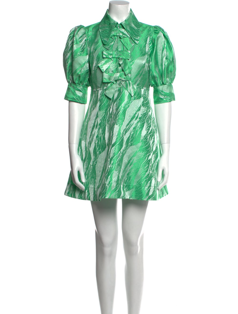 Ganni Printed Mini Dress - image 1