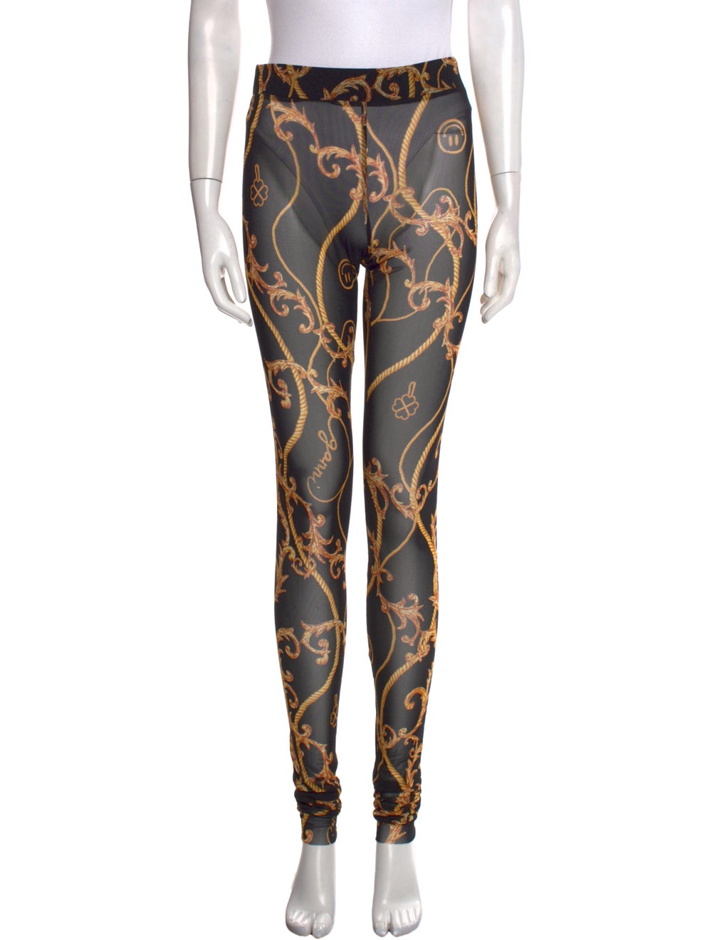Ganni Printed Skinny Leg Pants - image 1