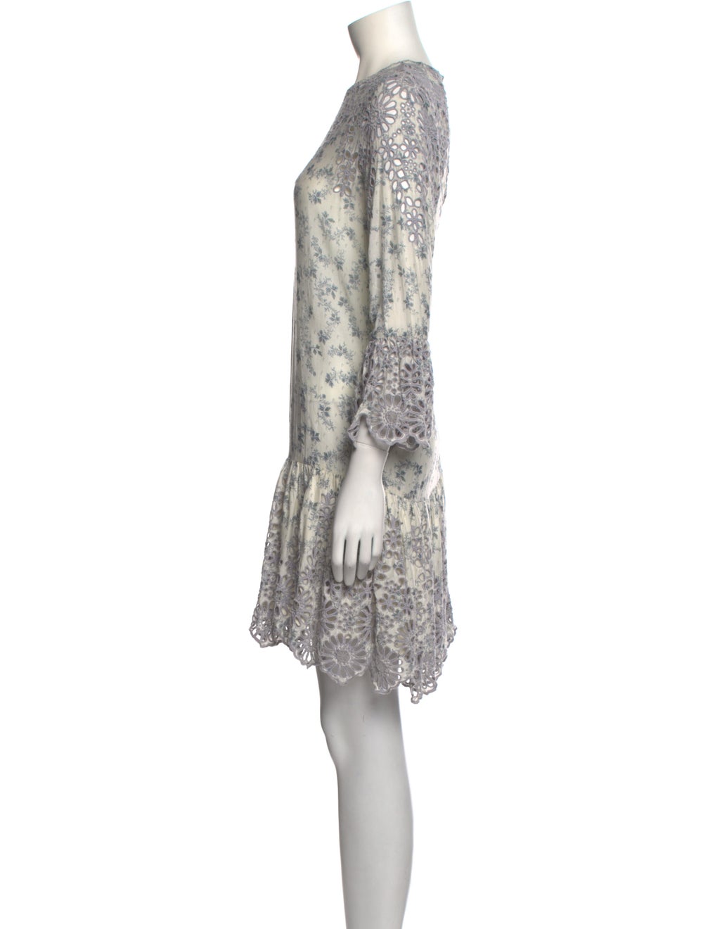 Ganni Floral Print Mini Dress - image 2