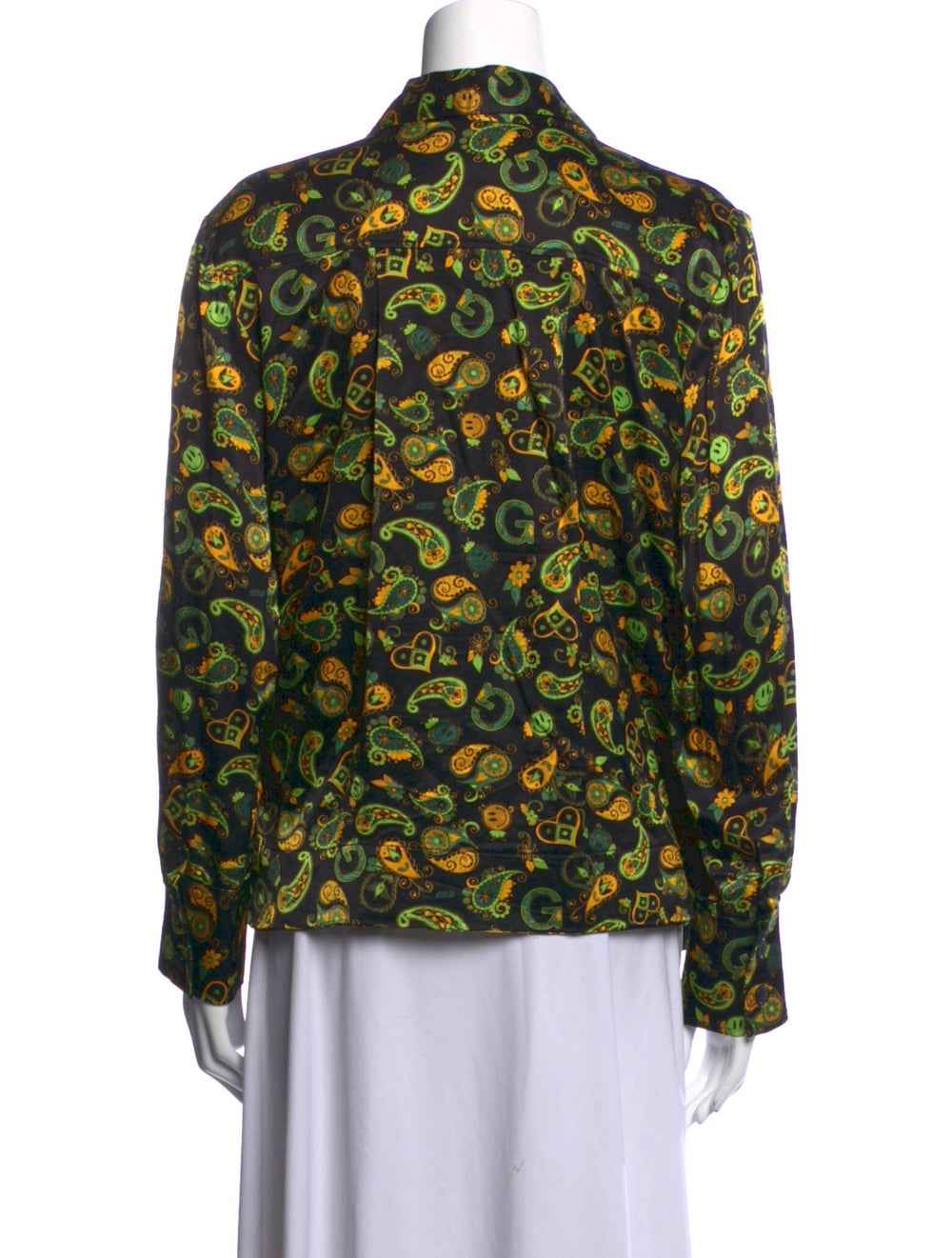 Ganni Printed Long Sleeve Blouse - image 3