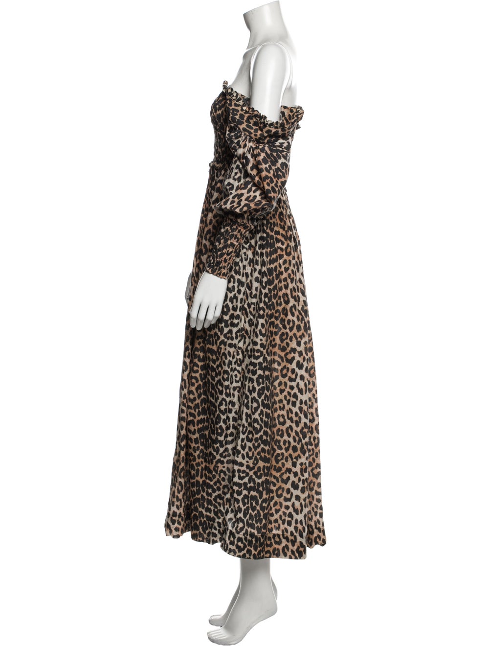 Ganni Animal Print Long Dress - image 2