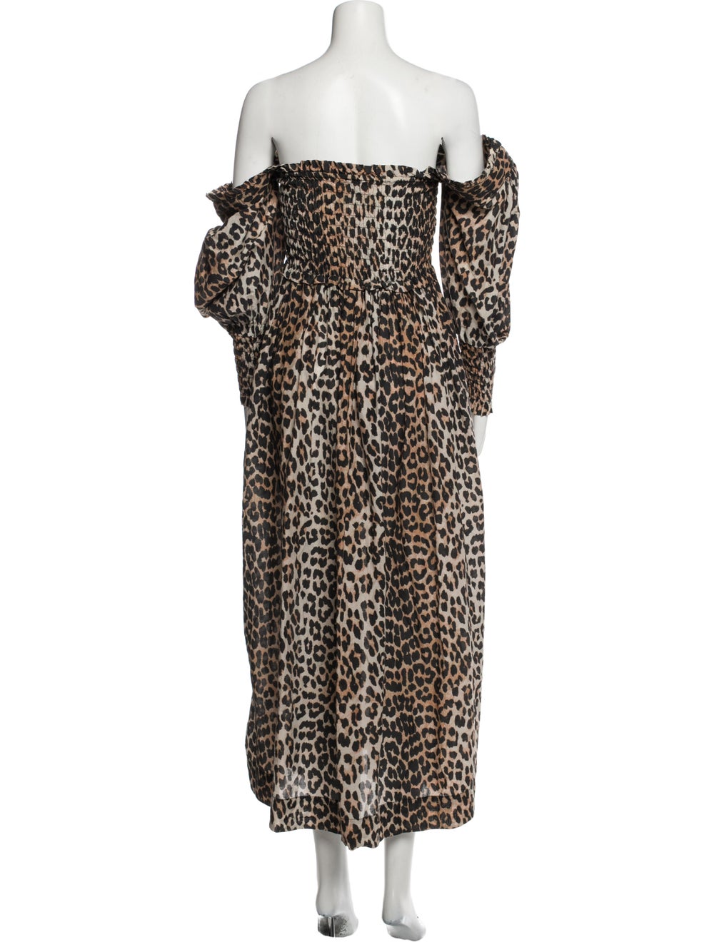 Ganni Animal Print Long Dress - image 3
