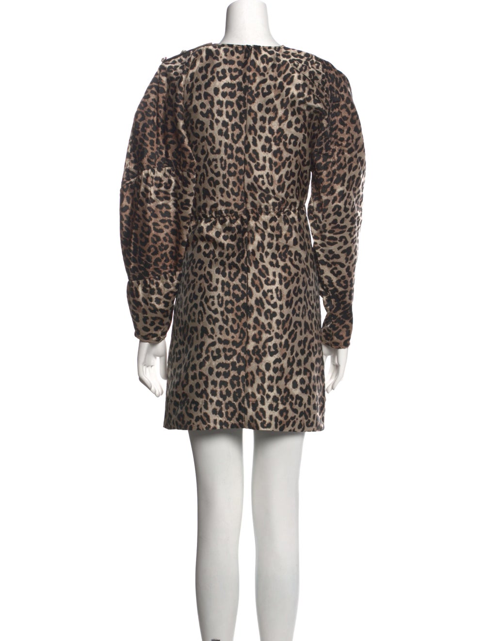 Ganni Animal Print Mini Dress w/ Tags - image 3
