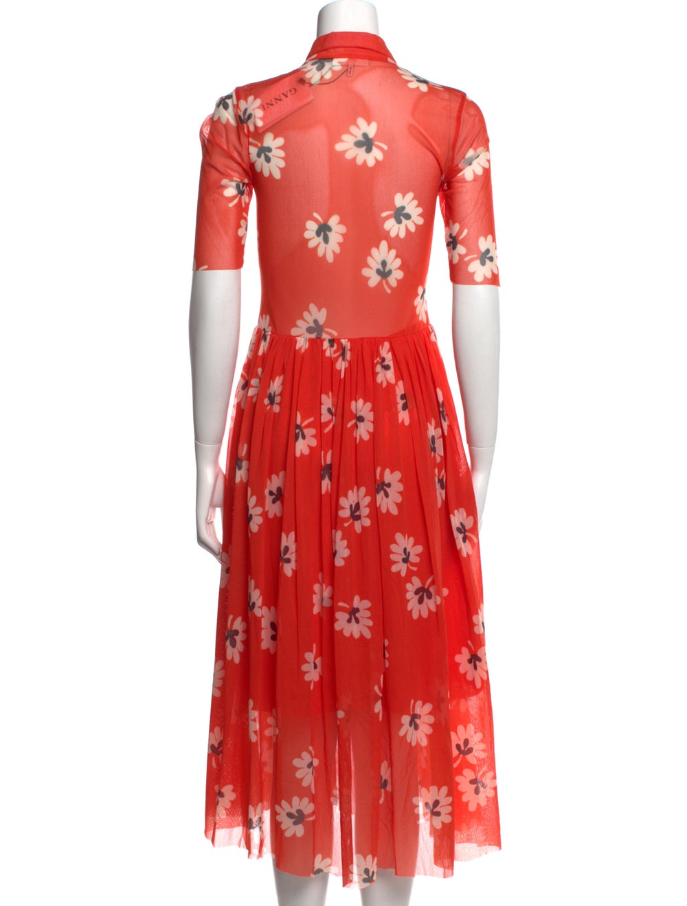 Ganni Floral Print Long Dress w/ Tags - image 3