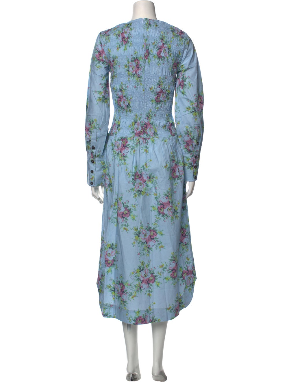 Ganni Floral Print Long Dress - image 3