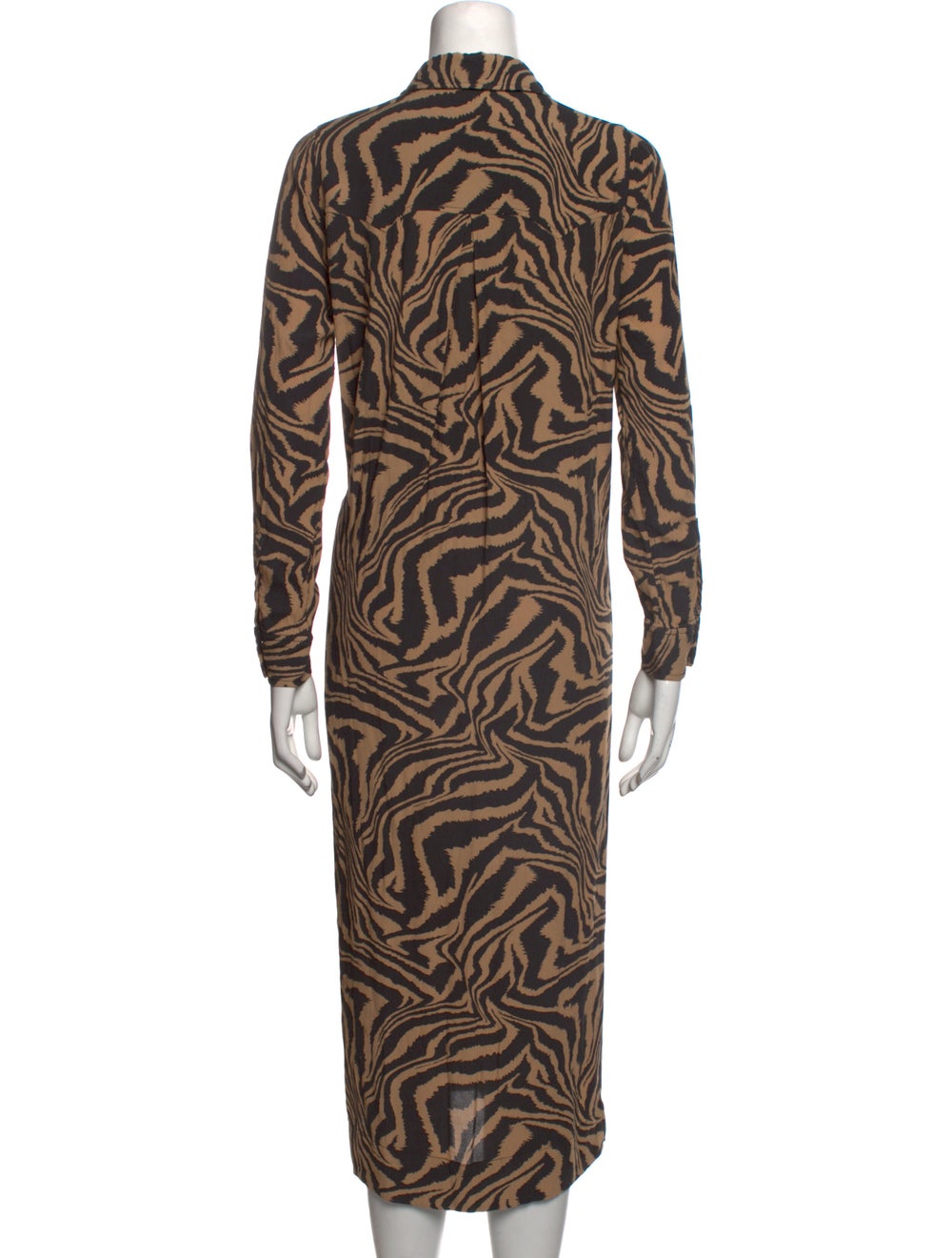 Ganni Animal Print Long Dress - image 3