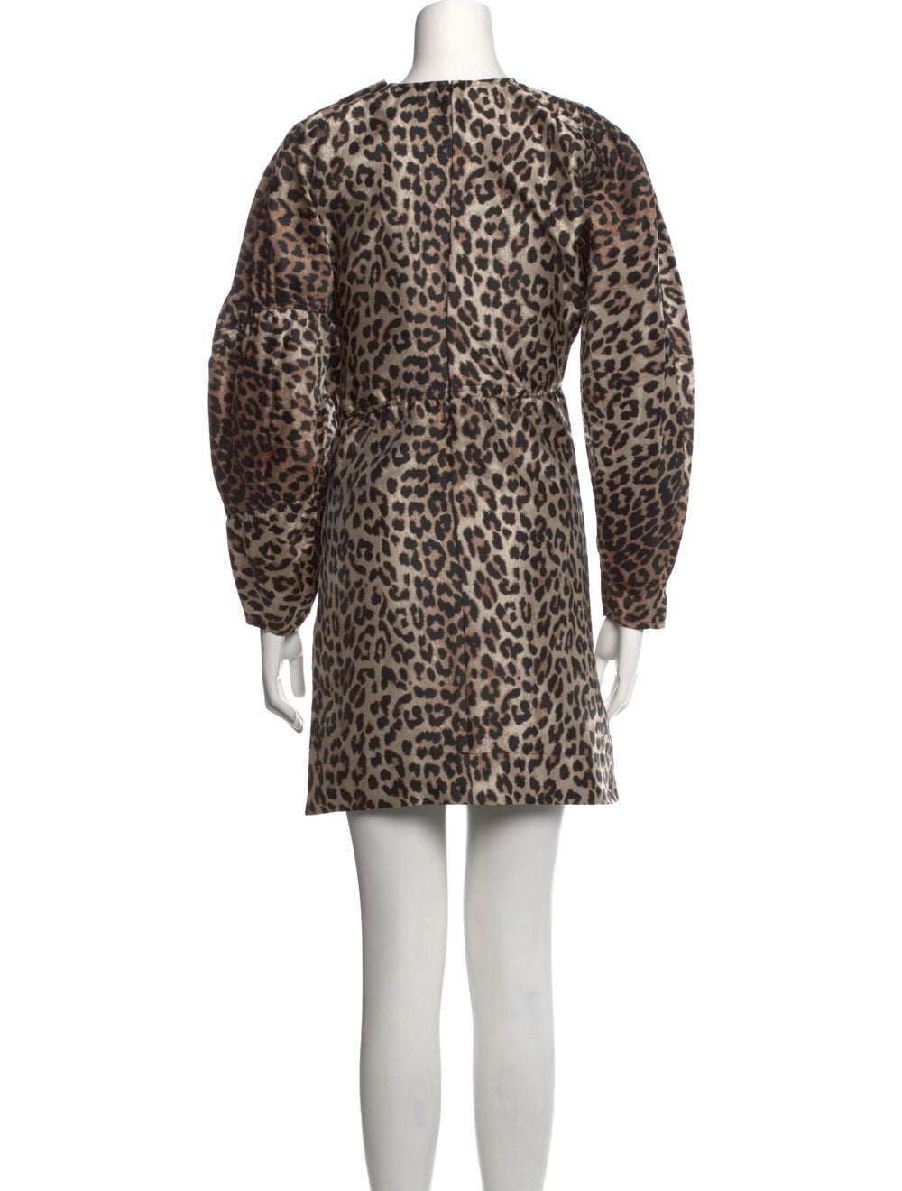 Ganni Animal Print Mini Dress - image 3