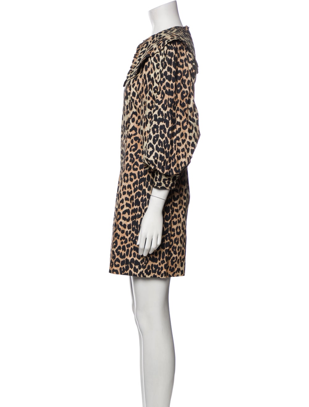 Ganni Animal Print Mini Dress - image 2