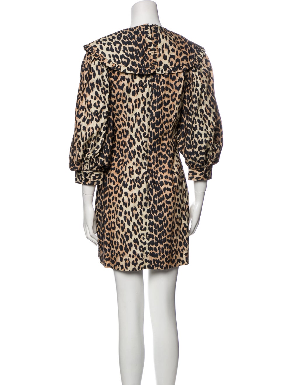 Ganni Animal Print Mini Dress - image 3