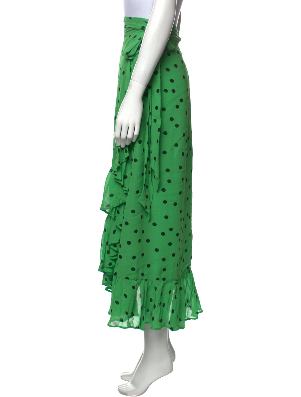 Ganni Polka Dot Print Midi Length Skirt - image 2