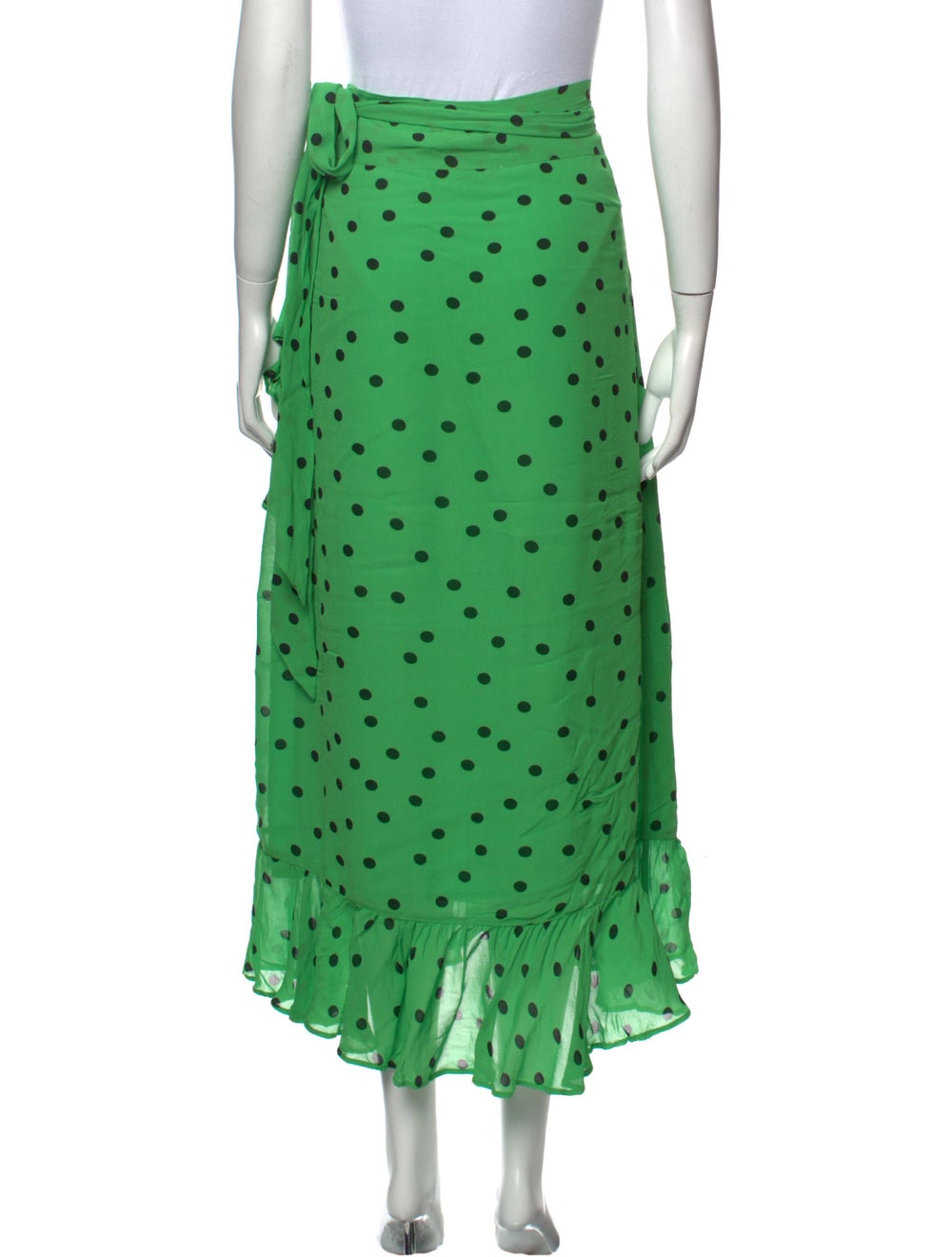 Ganni Polka Dot Print Midi Length Skirt - image 3