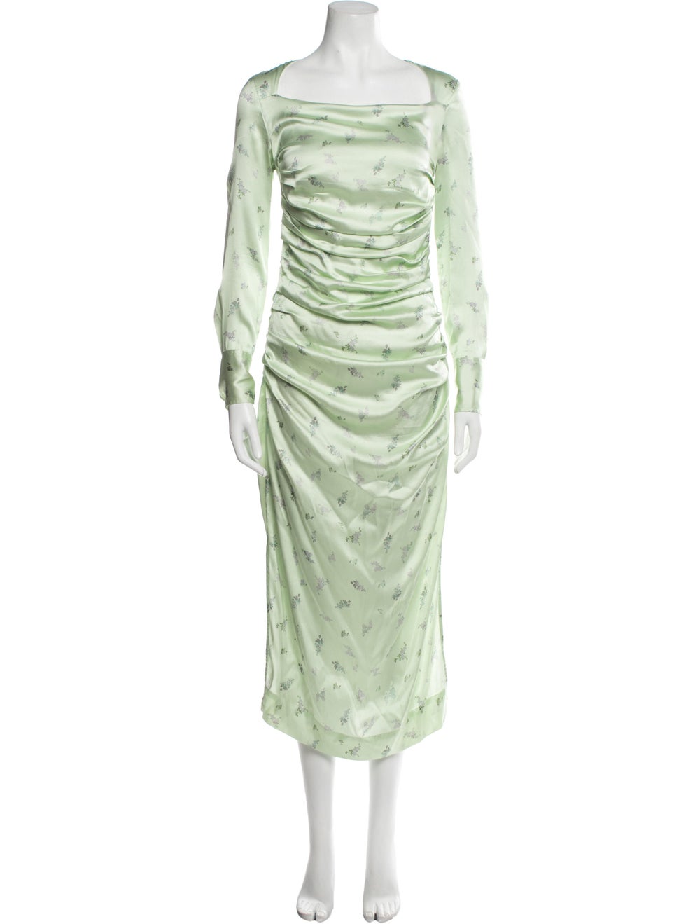 Ganni Silk Long Dress - image 1